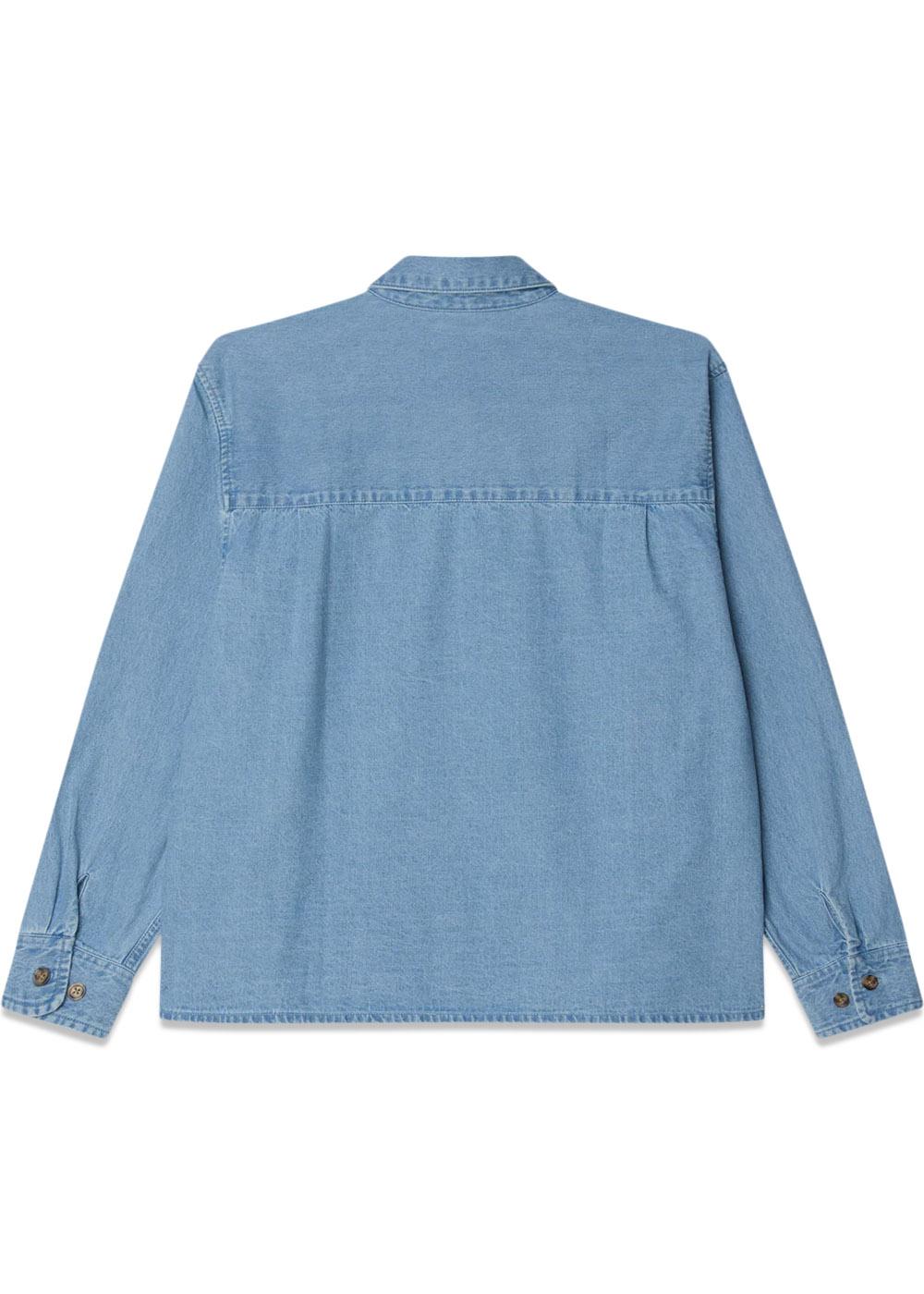 Pablo Denim Woven - Light Indigo-Shirts-OBEY-Butler Loftet