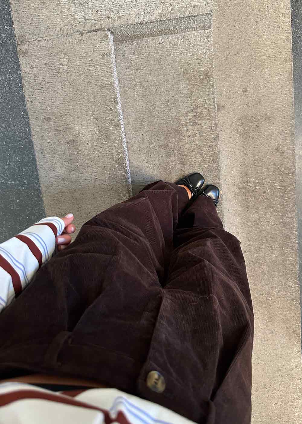 Pablomd wide pants - Seal Brown-Pants-Modström-Butler Loftet