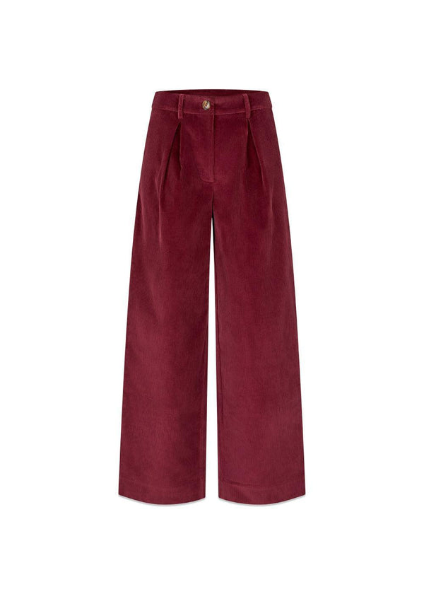 Pablomd wide pants - Windsor Wine-Pants-Modström-Butler Loftet