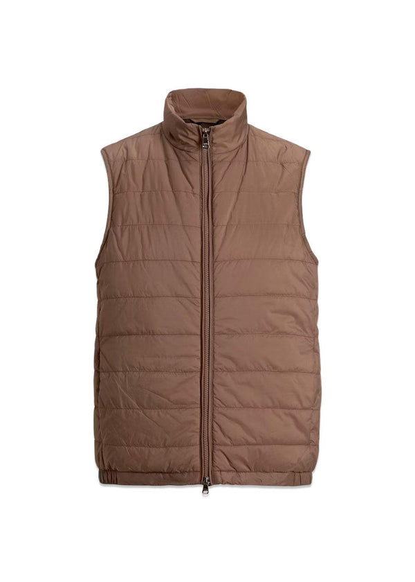 Padded Liner Vest - Walnut Beige-Outerwear-Oscar Jacobson-Butler Loftet