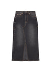 Pander Denim Skirt - Black