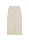 Pander Denim Skirt - Off White