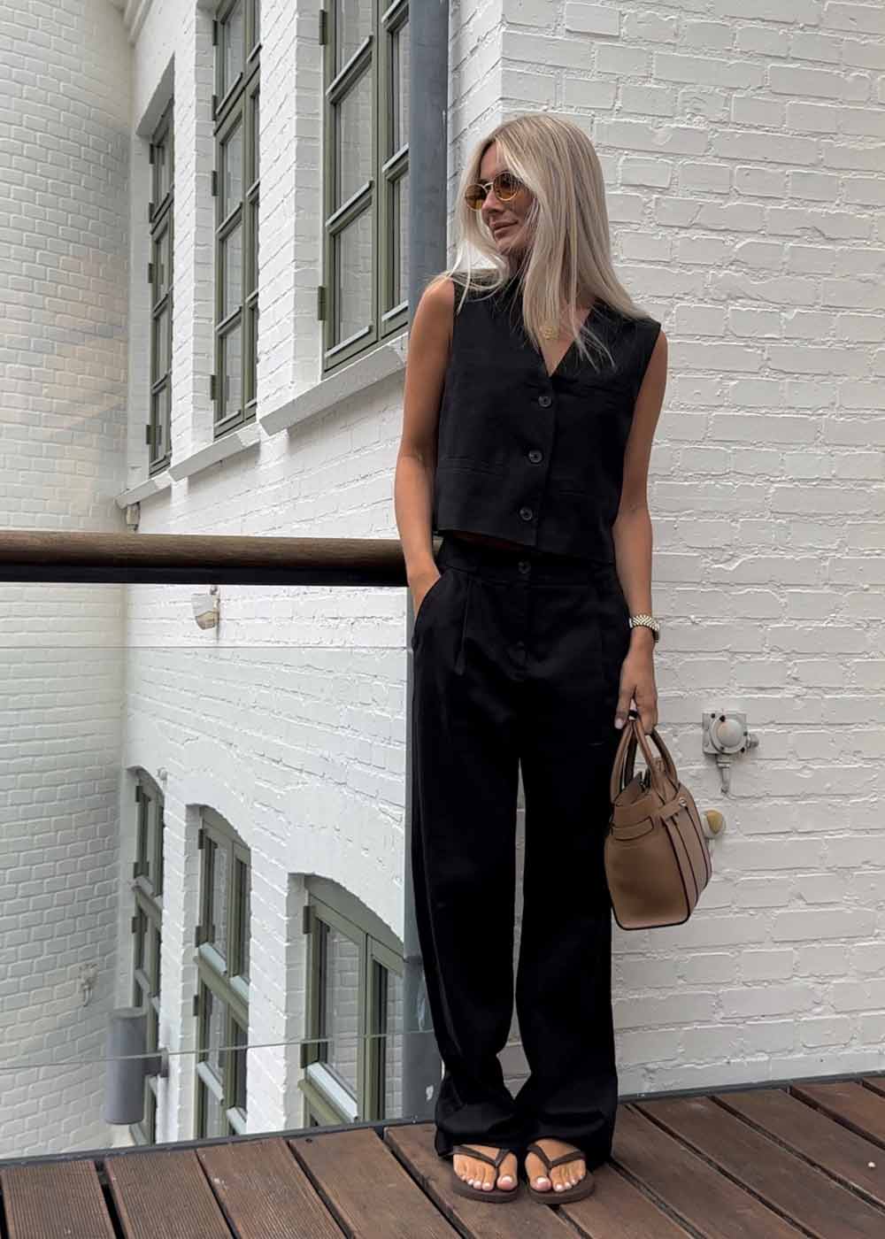 ParkMD vest - Black-Blazers-Modström-Butler Loftet