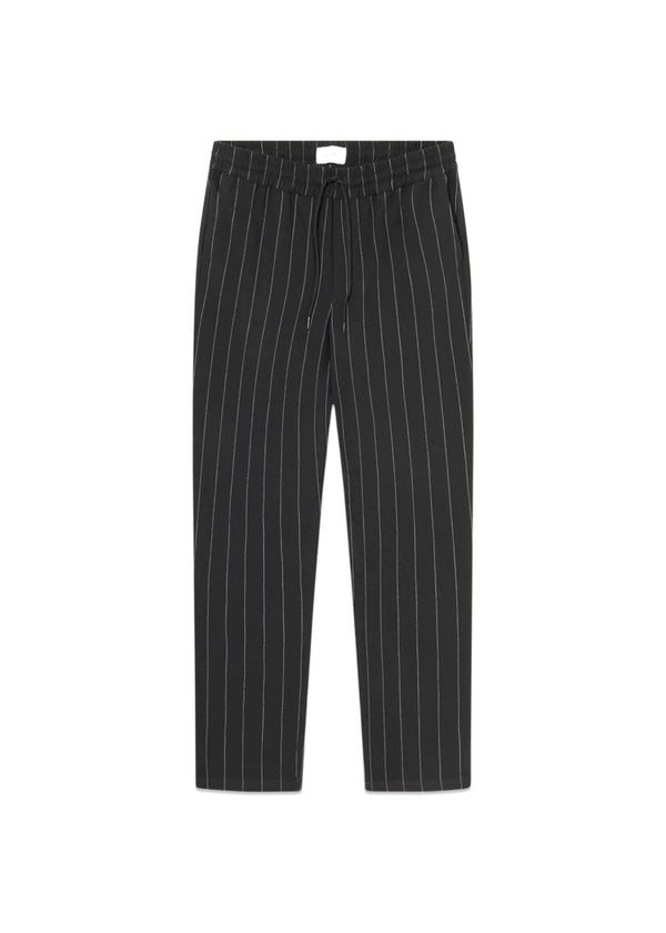 Patrick Twill Pinstripe Pants - Dark Navy/Ivory