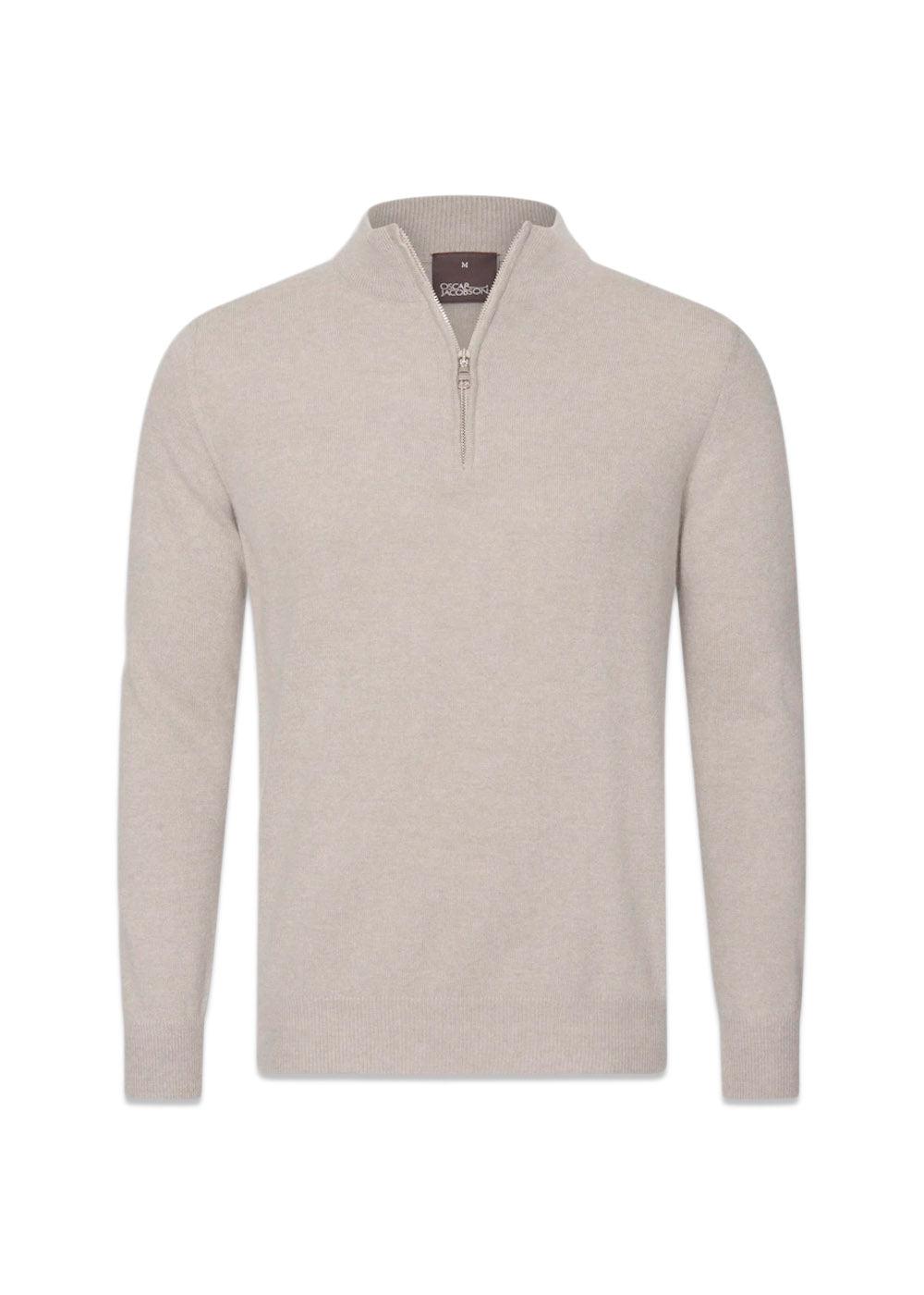 Patton Half Zip - Brick Beige