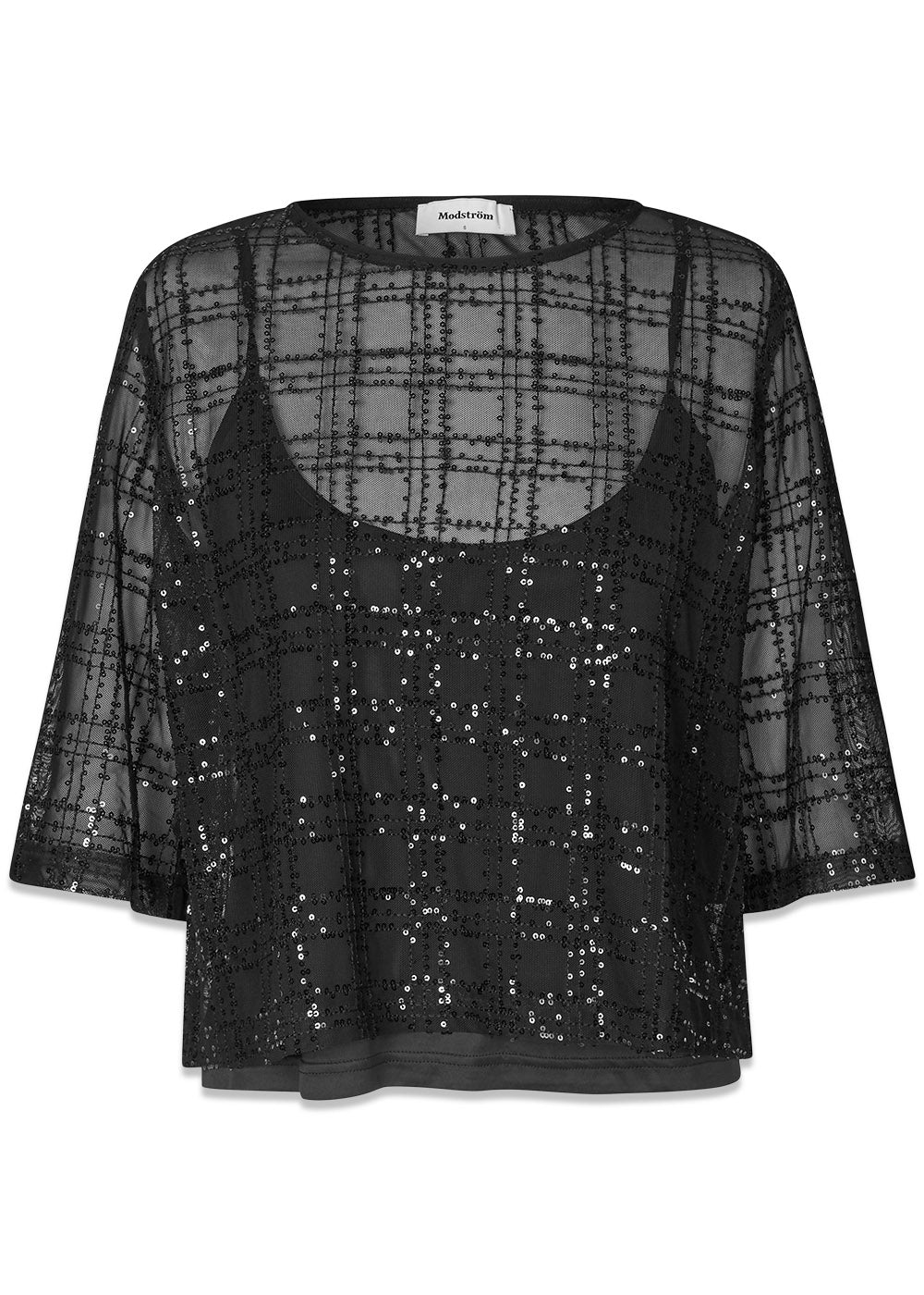 Pearleenmd top - Black-Top-Modström-Butler Loftet