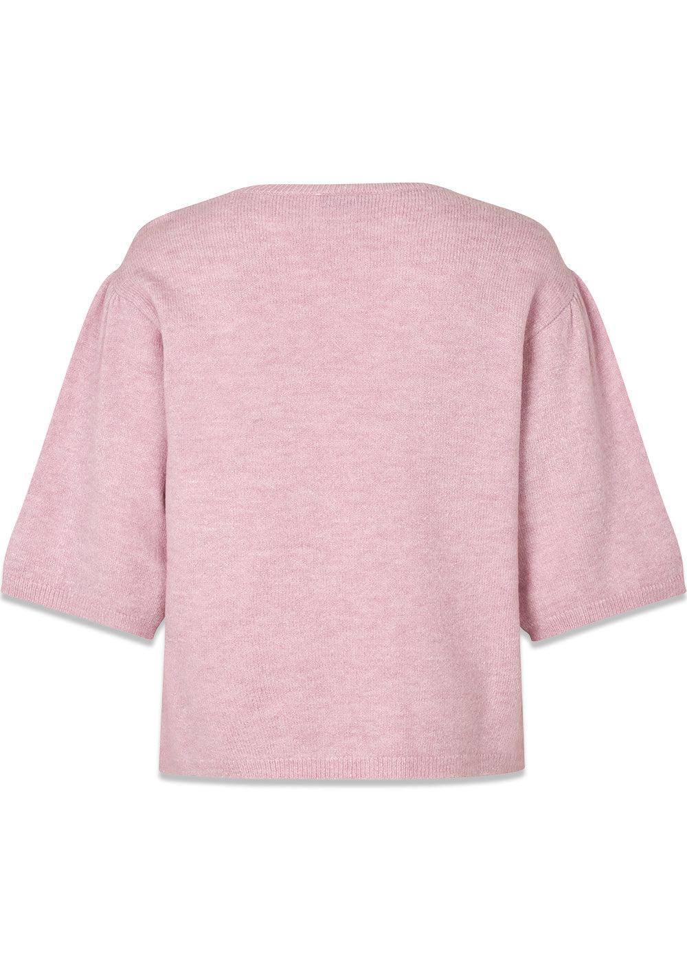 Petronellamd SS o-neck - Fragrant Lilac-Knitwear-Modström-Butler Loftet