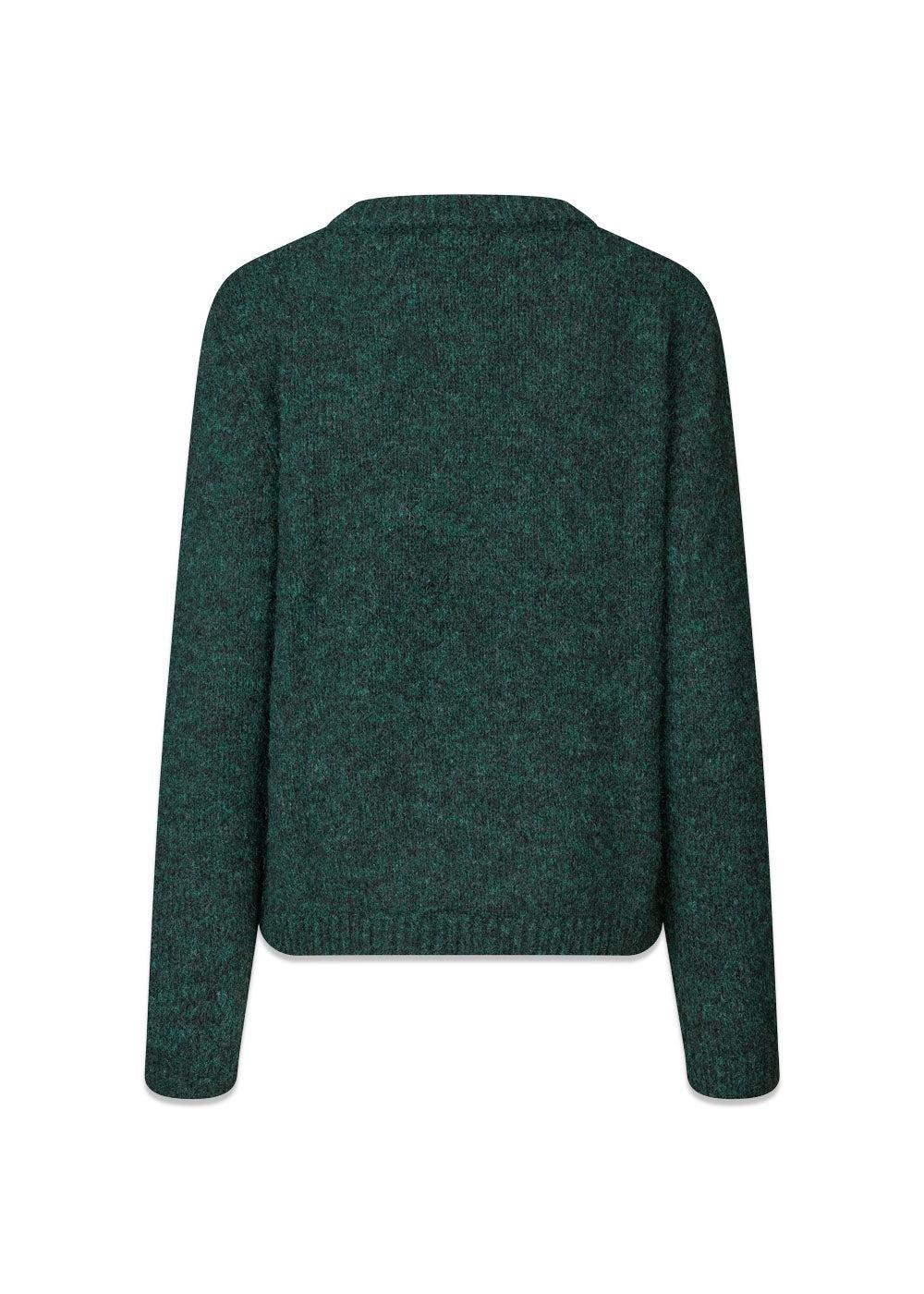 Philipmd o-neck - Bottle Green-Knitwear-Modström-Butler Loftet