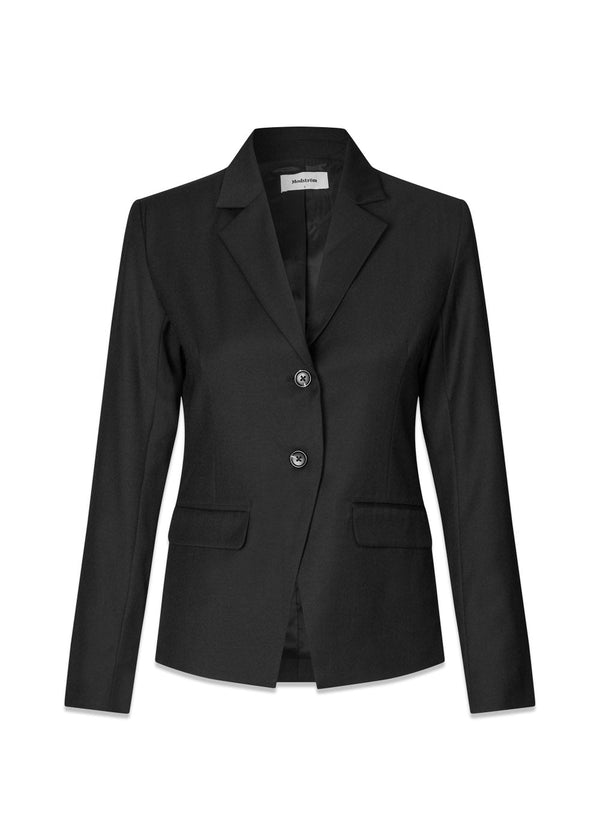 Piloumd blazer - Black-Blazers-Modström-Butler Loftet