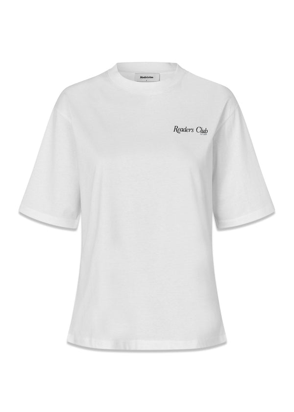 Pipemd t-shirt - White-T-shirts-Modström-Butler Loftet