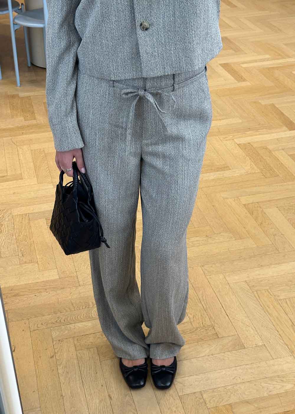 Popemd pants - Herringbone Speckle