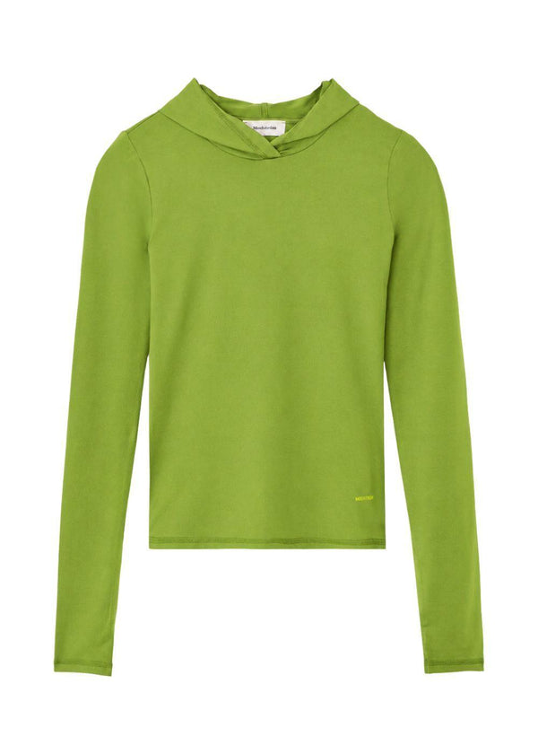 Prudencemd hoodie - Matcha-Blouses-Modström-Butler Loftet