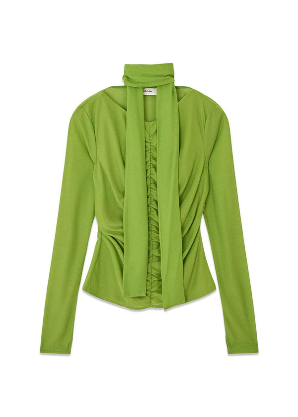 Prudencemd scarf top - Matcha-Top-Modström-Butler Loftet