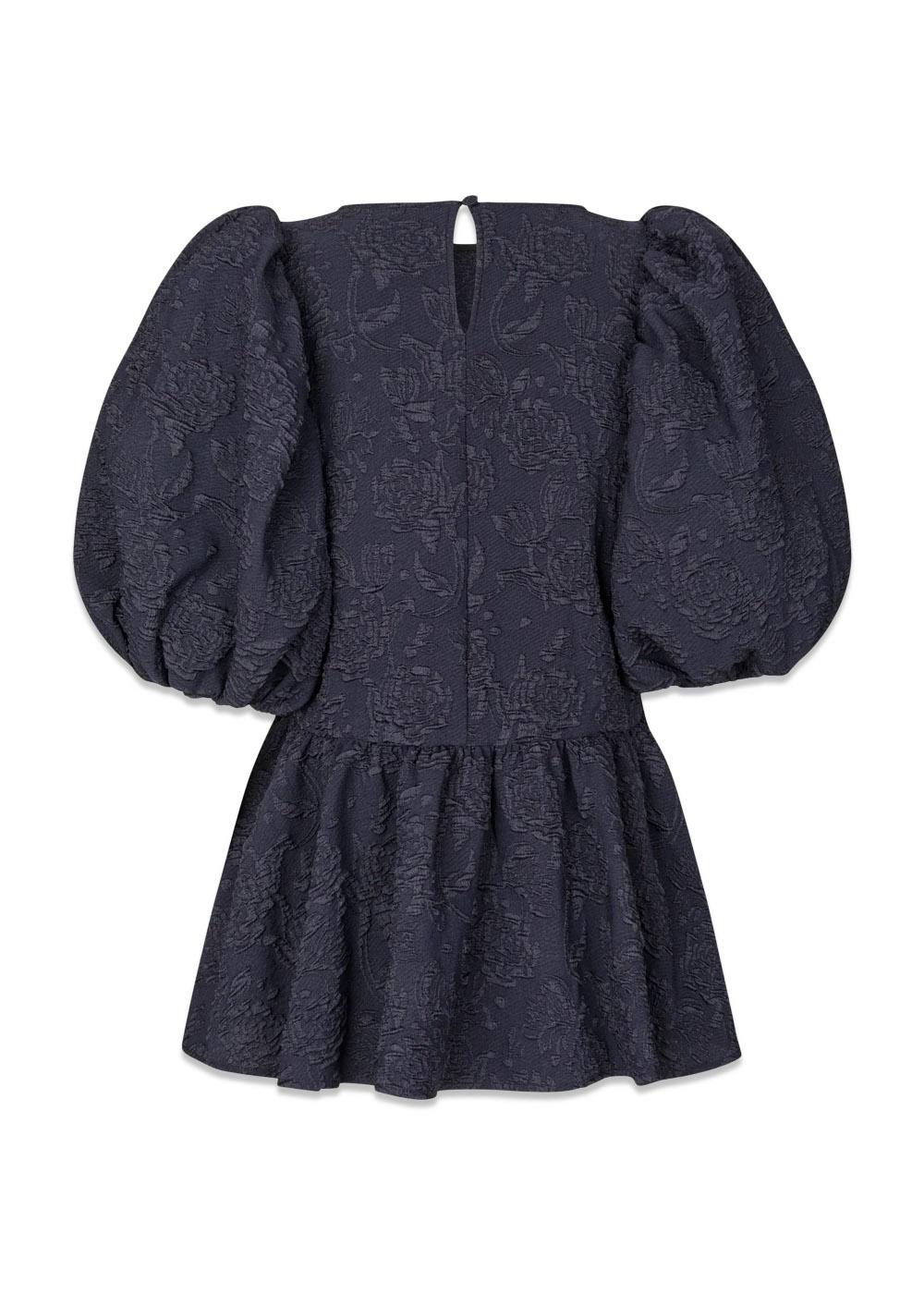 Puff Sleeve Peplum Top - Garden Relief-Blouses-Stine Goya-Butler Loftet