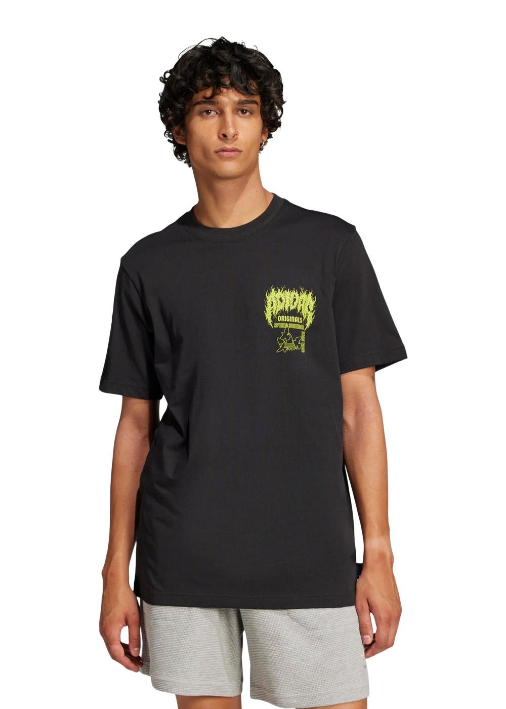 Q12 TS DEATH - Black Noir-T-shirts-Adidas Originals-Butler Loftet