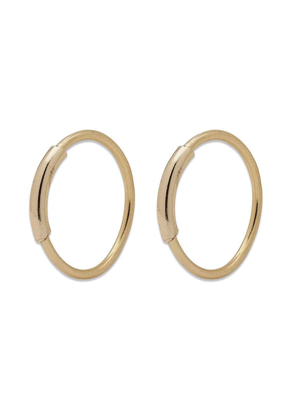 RAQUEL mini hoop earrings gold-plated - Gold Plated-Jewellery-Pilgrim-Butler Loftet