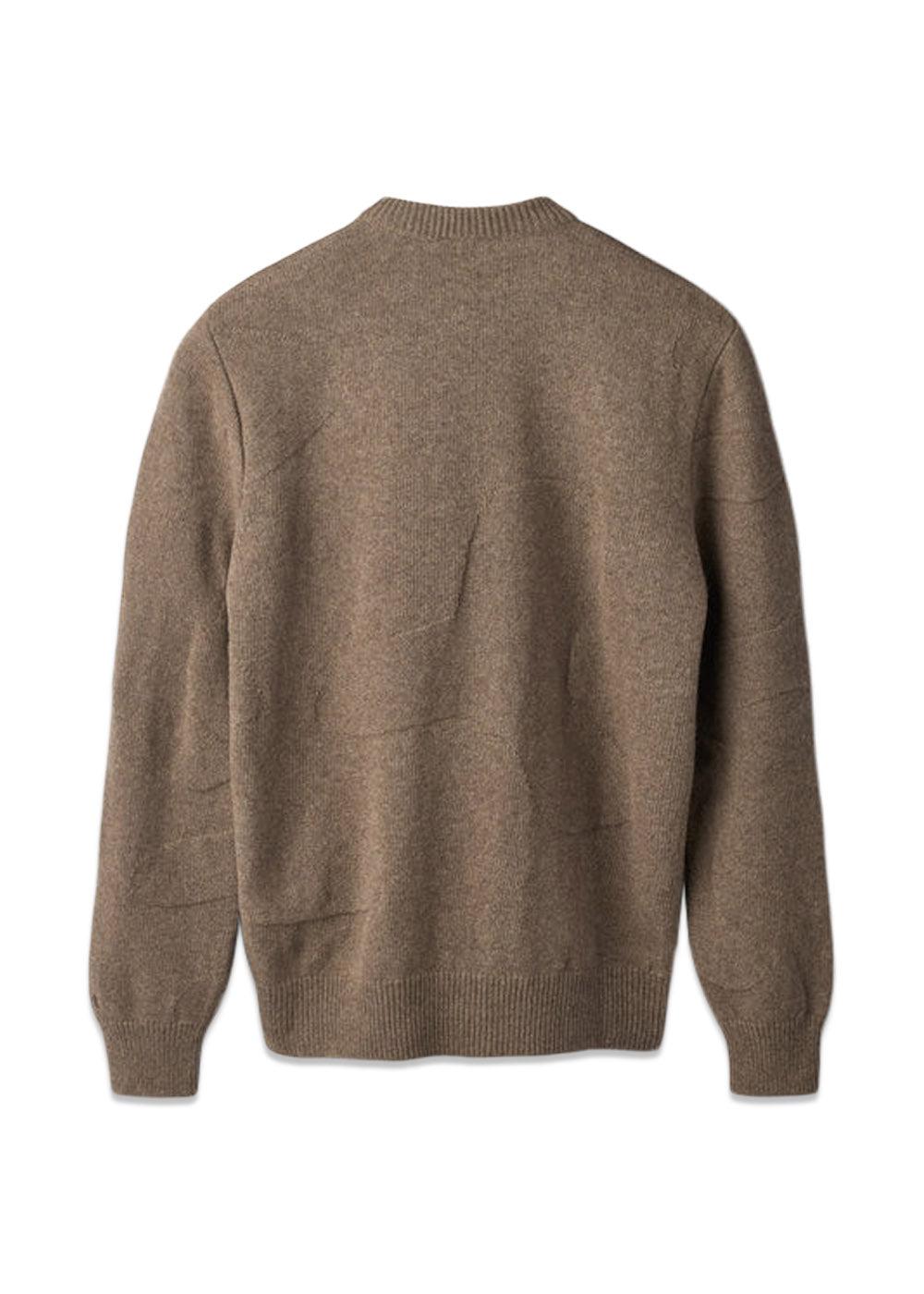 RELAX JACQUARD KNIT - Stone-Knitwear-Forét-Butler Loftet