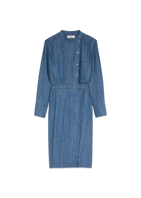 ROBE WAKIE - Light Used Blue-Dress-Ba&sh-Butler Loftet