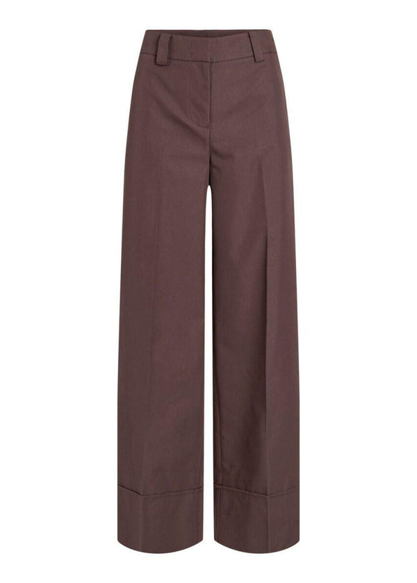 ROUFRANSISKA RW WF FL TROUSER/1 - Seal Brown-Pants-ROUGE EDIT-Butler Loftet