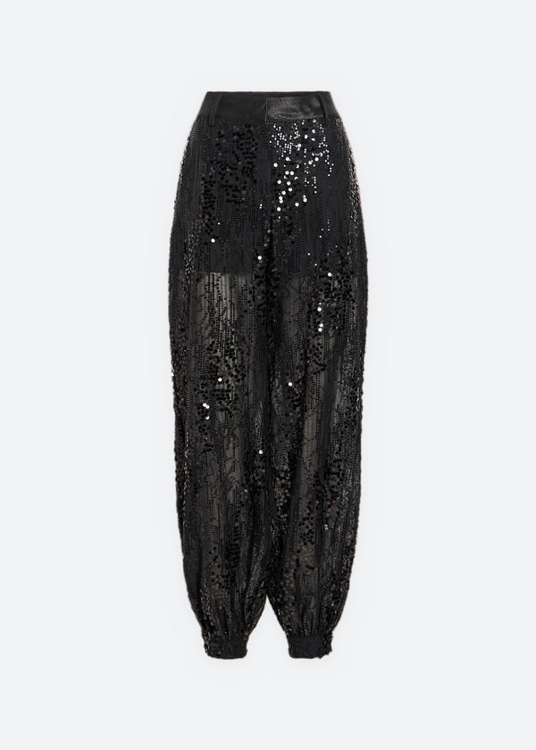 ROUMARY BALLOON TROUSER/EV - Meteorite Sequins