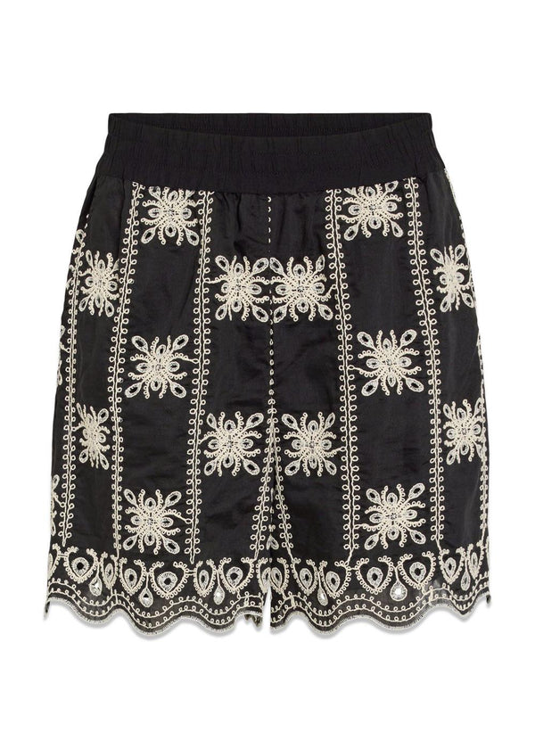 ROUNALA HW WF SHORTS - Meteorite Embroidery-Shorts-ROUGE EDIT-Butler Loftet