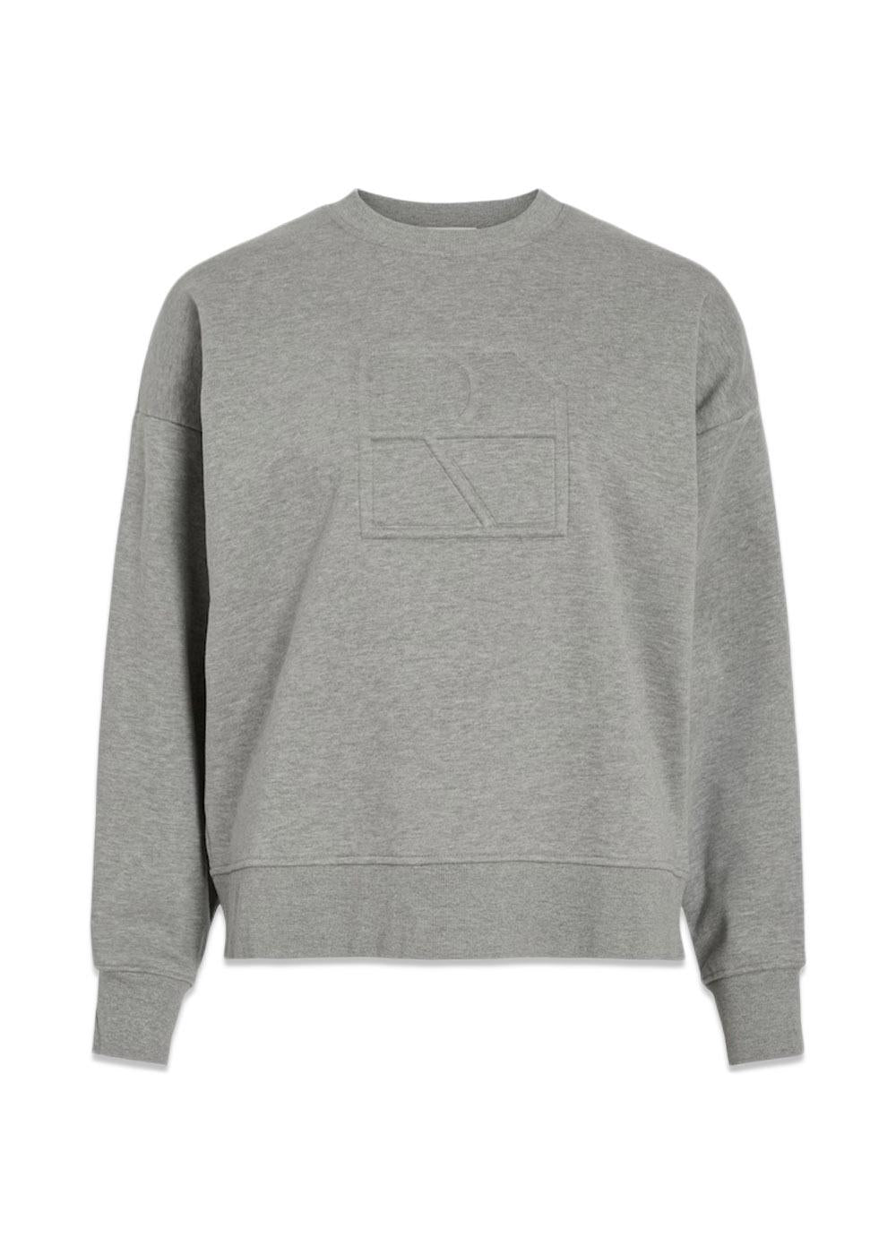 ROUNELLA LS SWEATSHIRT - Light Grey Melange-Sweatshirts-ROUGE EDIT-Butler Loftet