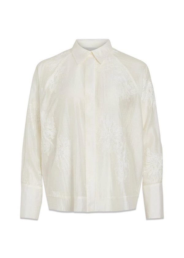 ROUVANNA OVERSIZE SHIRT - Cloud Dancer-Shirts-ROUGE EDIT-Butler Loftet