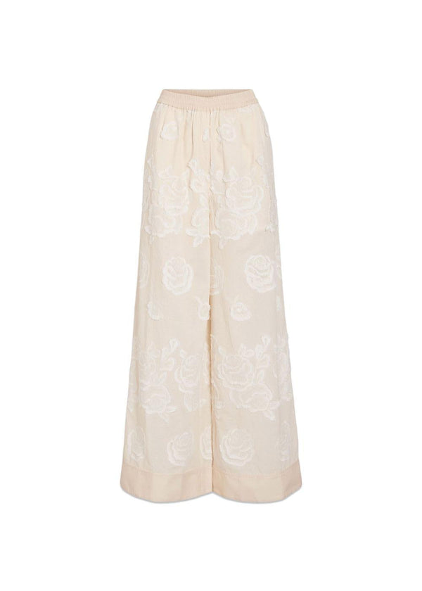 ROUZOELLA HW WF F/L TROUSER - Birch-Pants-ROUGE EDIT-Butler Loftet