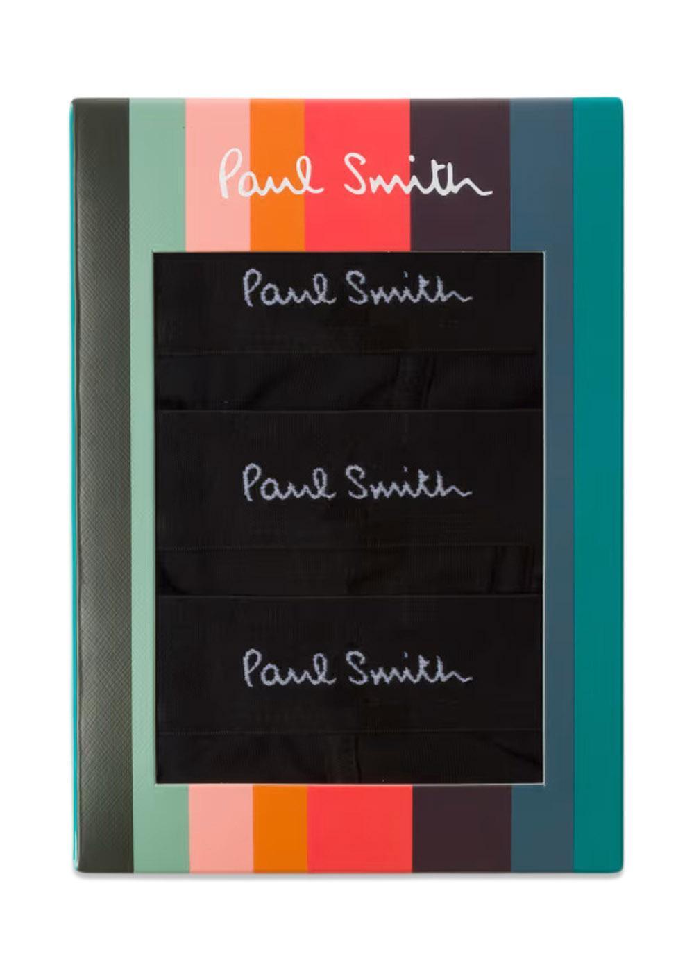 RUNK 3 PACK PLAIN - Black-Underwear-Paul Smith - PS-Butler Loftet