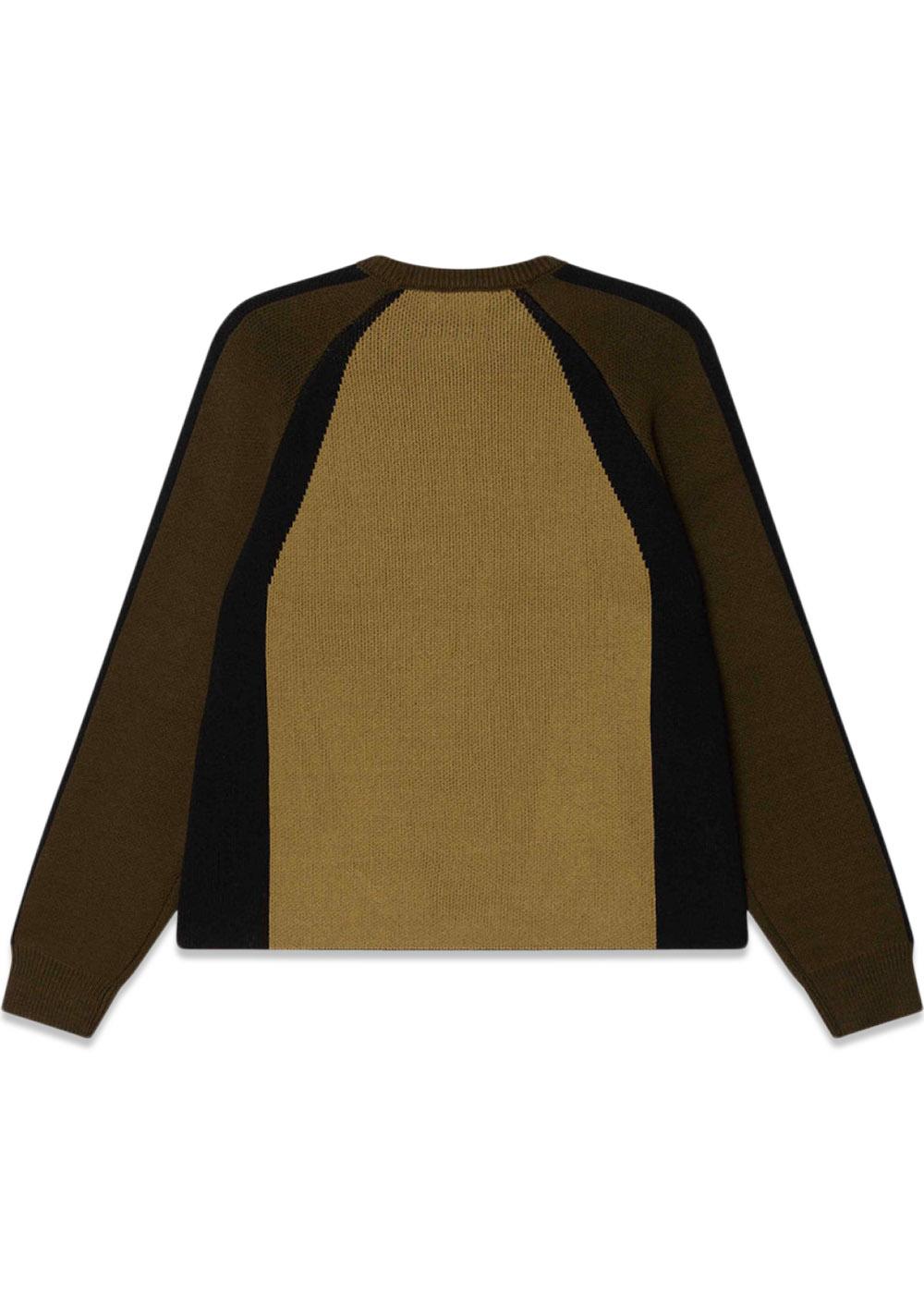 Raglan Crewneck Sweater - Mermaid Green Multi-Sweatshirts-OBEY-Butler Loftet