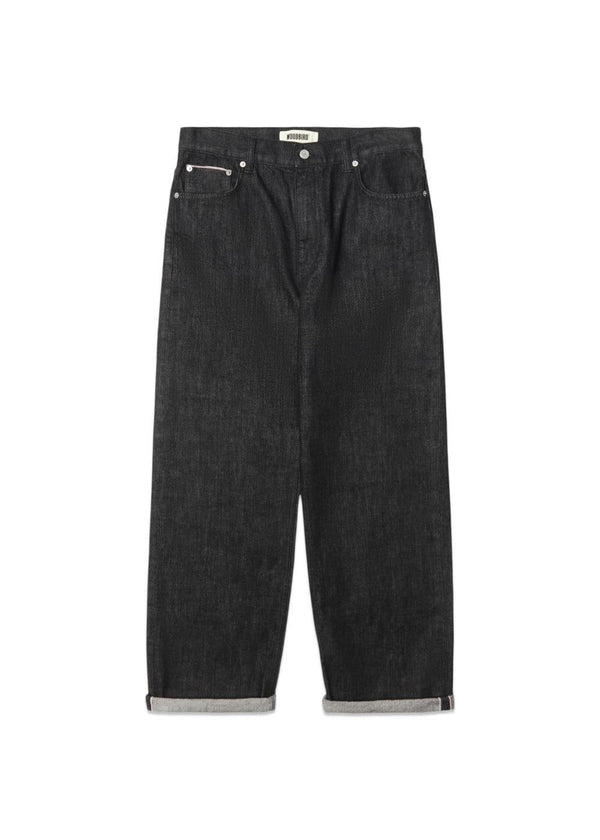 Rami Selvedge Jeans - Black-Jeans-Woodbird-Butler Loftet