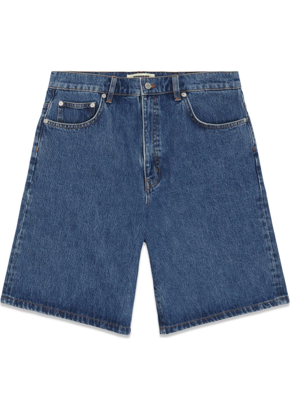 Rami Stone Shorts - Blue-Shorts-Woodbird-Butler Loftet