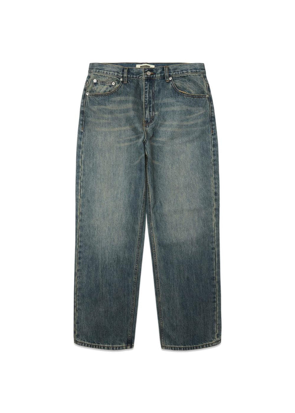 Rami Vintage Jeans - Washed Mid Blue-Jeans-Woodbird-Butler Loftet