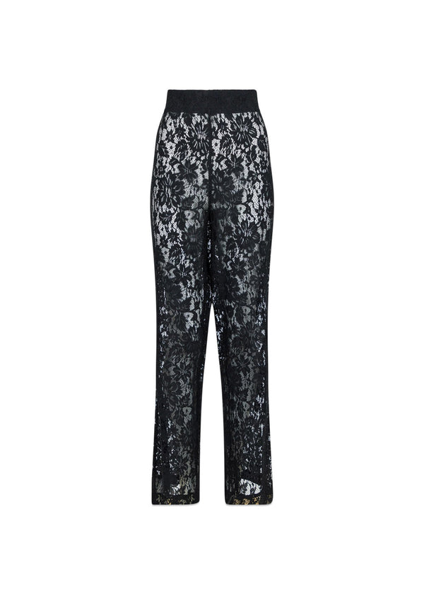 Rebecca Lace Pants - Black-Pants-Neo Noir-Butler Loftet