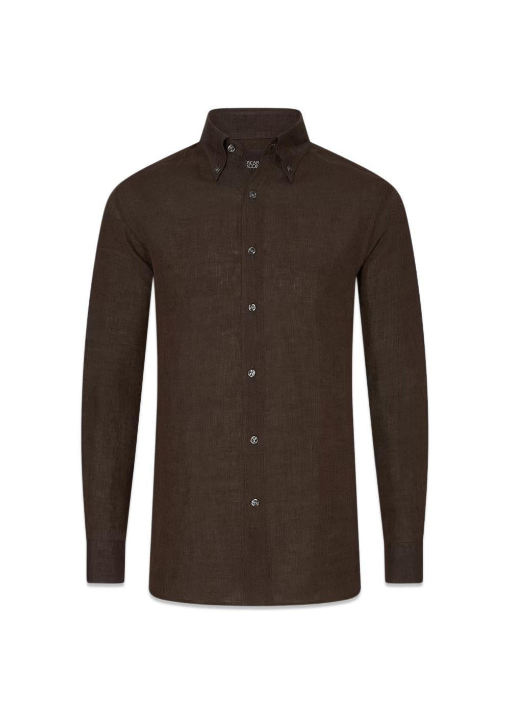 Reg Fit BD Signature Linen - Brown – Butler Loftet NO