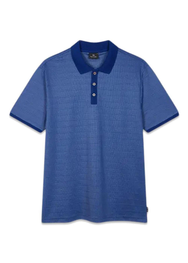 Reg Fit SS Polo Shirt - Cobalt Blue-T-shirts-Paul Smith - PS-Butler Loftet