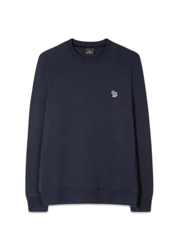 Reg Fit Sweatshirt Zebra - Dark Navy-Sweatshirts-Paul Smith - PS-Butler Loftet