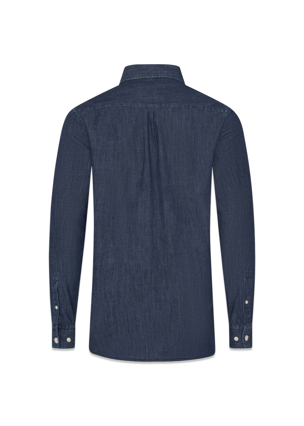 Reg Fit Wide Spread - Midnight Blue-Shirts-Oscar Jacobson-Butler Loftet
