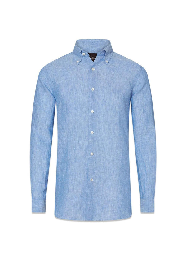 Regular Fit Signature Linen - Harmony Blue