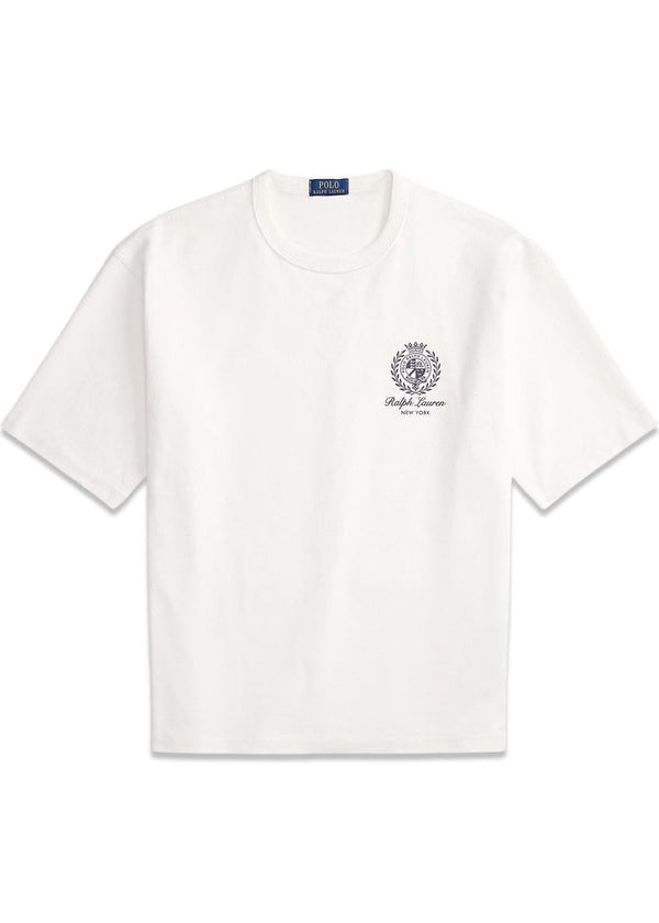 Relaxed Fit Jersey Graphic T-Shirt - White-T-shirts-Ralph Lauren-Butler Loftet