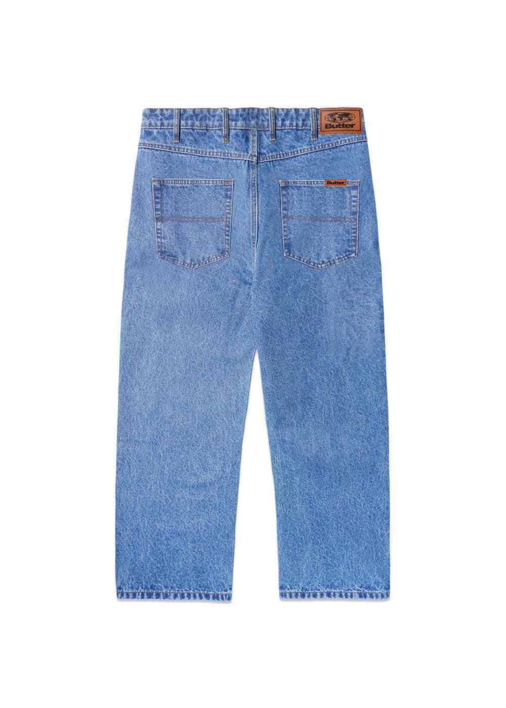 Relaxed denim jeans - Washed Indigo