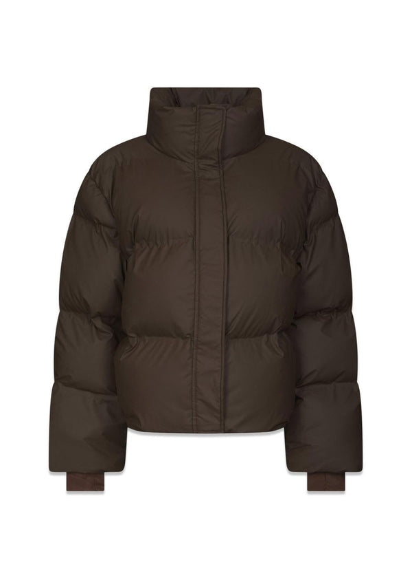Rhea C Puffer Jacket - Dark Brown-Outerwear-Neo Noir-Butler Loftet
