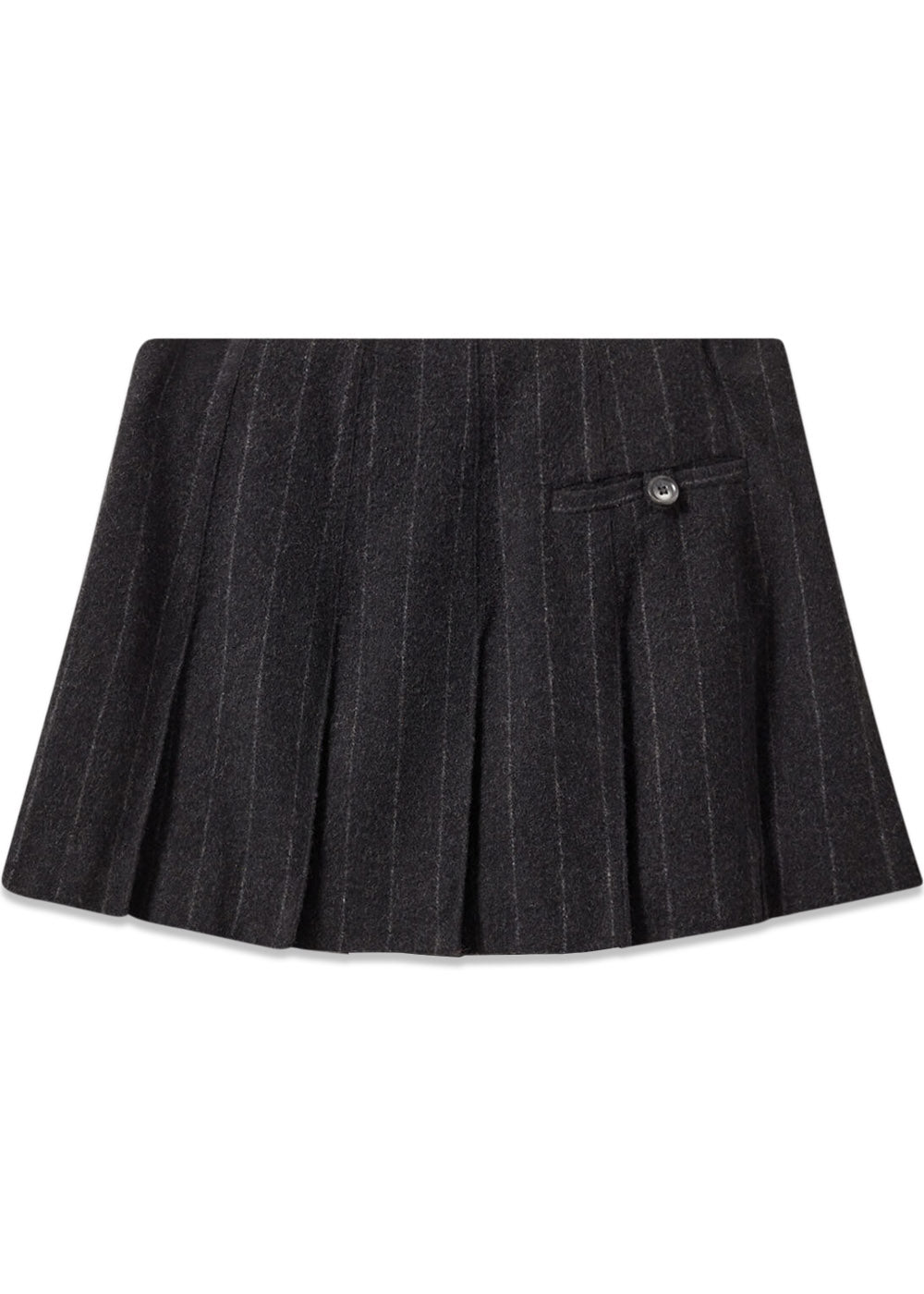 Richard Tennis Skirt - Black Pinstripe