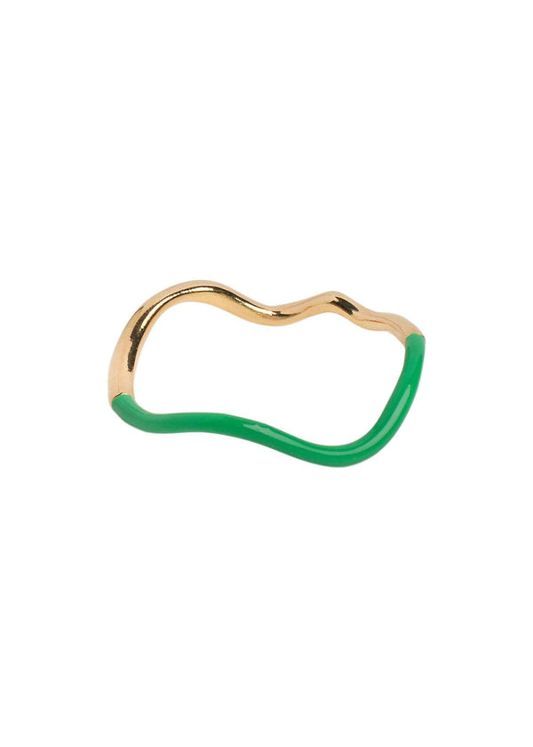 ENAMEL Copenhagens Ring, Sway - Grass Green. Køb ringe her.