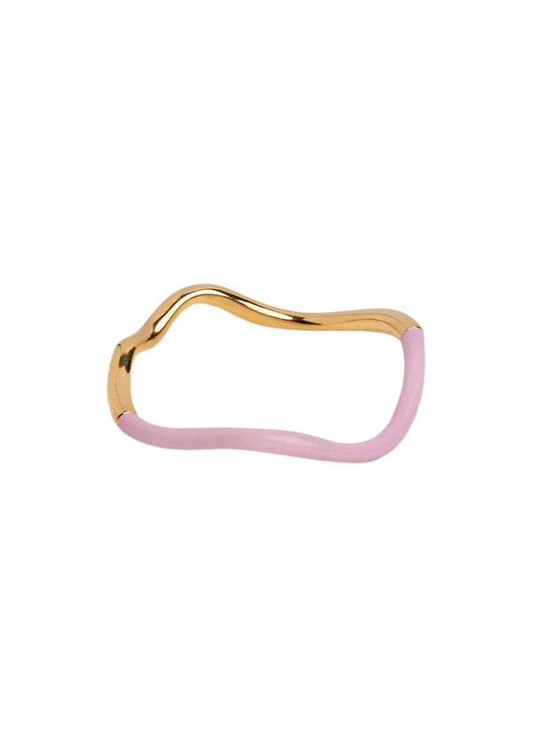 ENAMEL Copenhagens Ring, Sway - Light Pink. Køb ringe her.