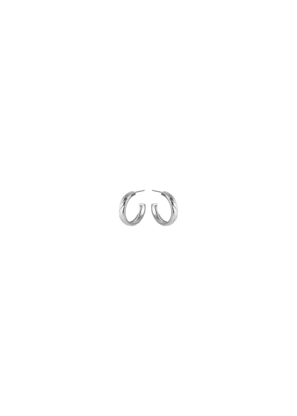 River Hoops - Silver-Jewellery-Pernille Corydon-Butler Loftet