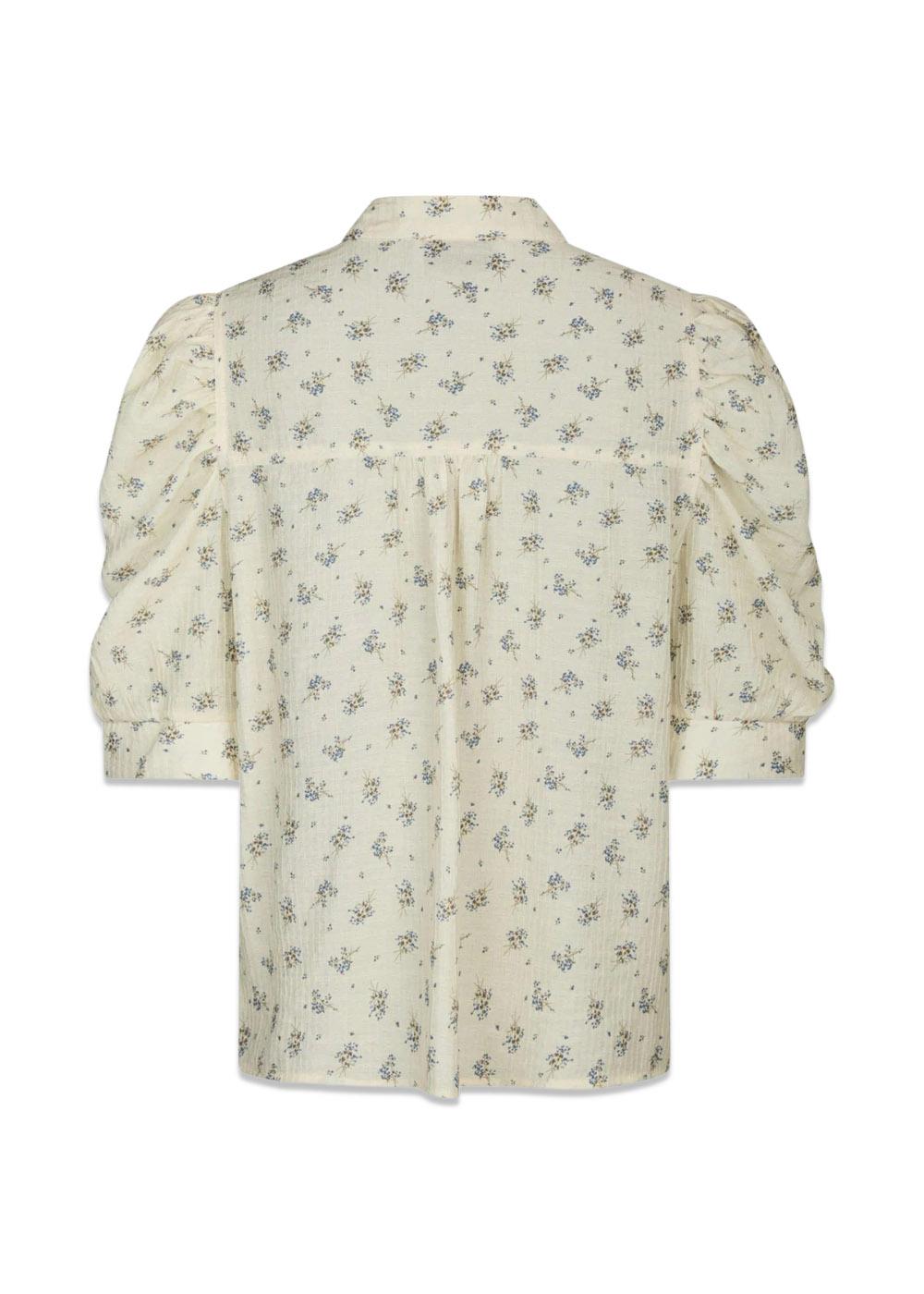 Roella Soft Fleur Blouse - Creme-Blouses-Neo Noir-Butler Loftet