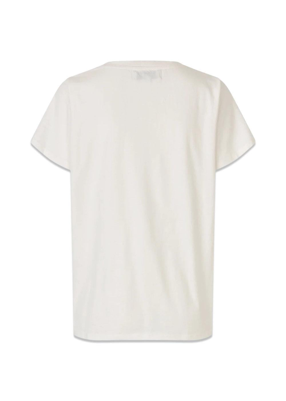 RomaLL Tee SS. - White-T-shirts-Lollys Laundry-Butler Loftet