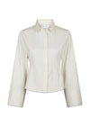 Rosa Pinstripe Shirt - White-Shirts-Neo Noir-Butler Loftet