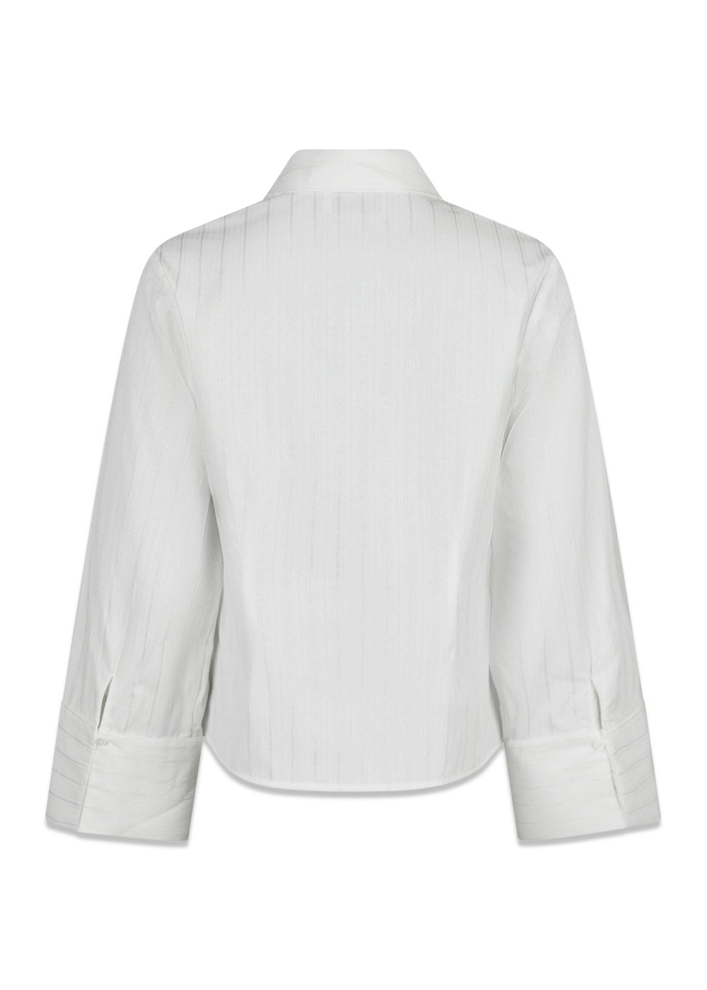 Rosa Solid Shirt - White